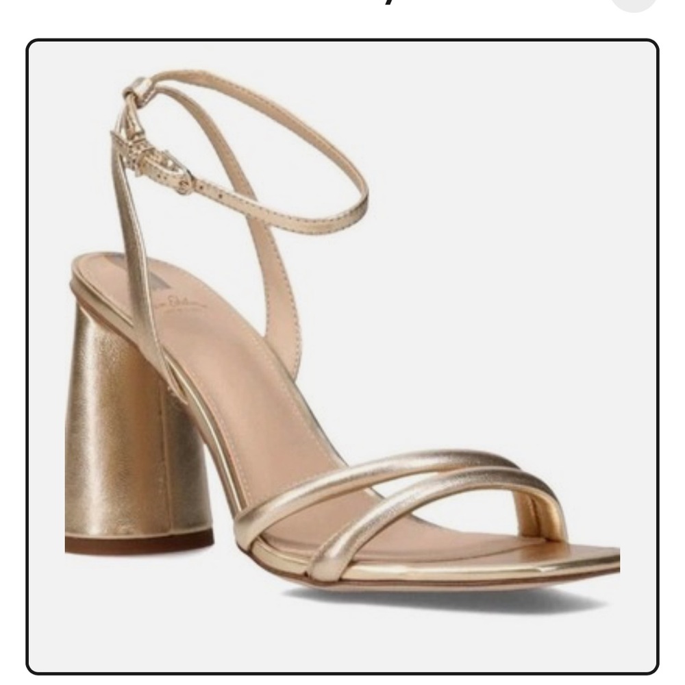 Sam Edelman Gold Heeled Shoes for Elegant Occasions